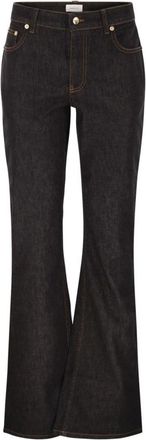Fabiana Filippi 5-pocket Denim Broek - Dames - Flared Jeans - Blauw - S - Denim - Jeans