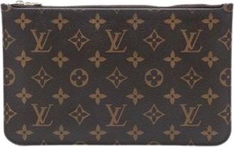 Louis Vuitton Pre-owned Clutches, female, Brown, Size: ONE SIZE Pre-owned Neverfull Pouch