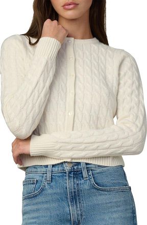 Joe's The Cable Dani 100% Cashmere Cardigan