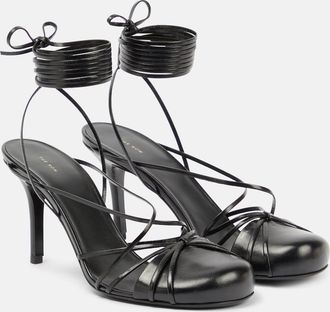 The Row Joan leather sandals