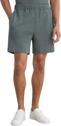 Reiss Flint Crepe Drawstring Shorts in Dark Sage at Nordstrom, Size Xx-Large