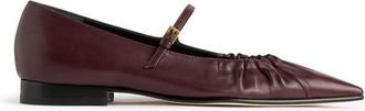 Neil J. Rodgers Ruche Mary Jane in Burgundy at Nordstrom, Size 39.5