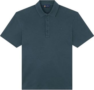 Paul & Shark embroidered-wave polo shirt - Blue