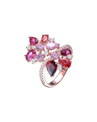 Genevive 18K Rose Gold Vermeil Ring