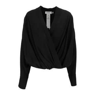 Sportmax Casacca Venere - Dames - Blouses & Shirts - Zwart - Maat: 2XS Zijde