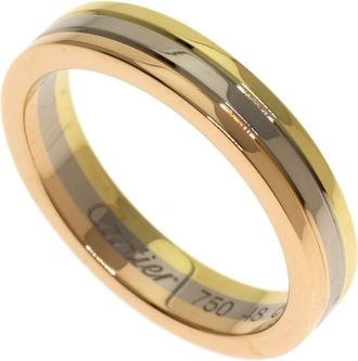 Cartier Yellow Gold (18K) Pink Gold (18K) White Gold (18K) Band Ring (Pre-Owned)