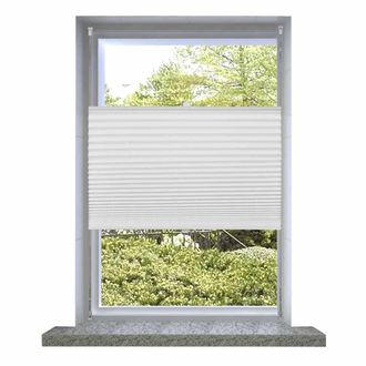Berkfield Home Plisse Blind 60x150cm White Pleated Blind | Size: 60x150 cm