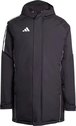 adidas Tiro 24 Stadium Soccer Parka Asia Sizing Black White IJ7391