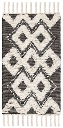 Safavieh Alfombra lana nero/neutrale 122 x 183 cm