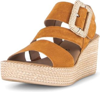 Gabor Sandaleno - Dames - Sleehakken - Oranje - 38 1/2 EU - Su&egrave;de - Schoenen