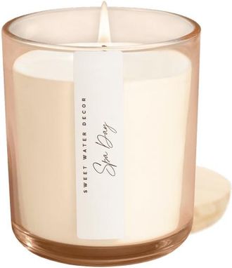 Sweet Water Decor 12oz Tinted Glass Jar Candle - Spa Scents in Spa Day at Nordstrom