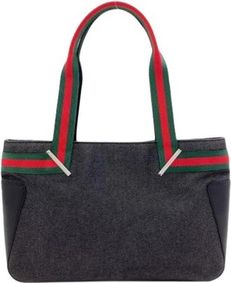 Gucci Pre-owned Sherry Line Handbag - Dames - Vintage Shopper - Zwart - ONE Size - Vintage