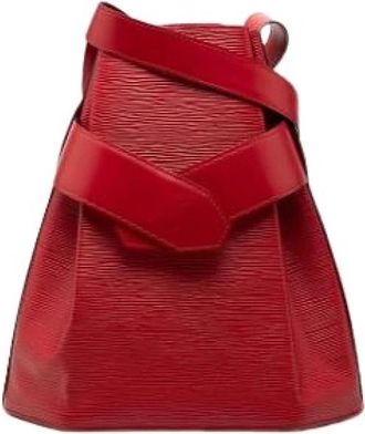 Louis Vuitton Pre-owned Epi Sac D Epaule - Dames - Vintage Tas - Rood - ONE Size - Leer - Vintage