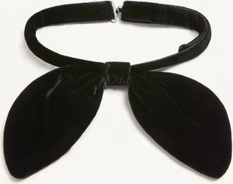 Valentino Garavani Papillon Valentie In Velluto Uomo NERO UNI