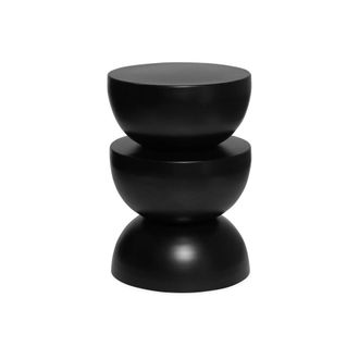 Sweeek Mesa auxiliar o mesita de metal, negro