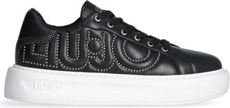 Liu Jo Kylie 22 High Sole Sneakers - Dames - Sneakers - Zwart - 39 EU - Leer - Schoenen