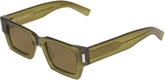 Saint Laurent Sunglasses, unisex, Green, Size: 50 MM SL 572 Sunglasses