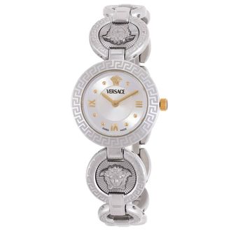 Versace Greca Jewel Quartz Silver Dial Ladies Watch VEWCA0124