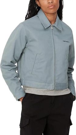 Carhartt Work in Progress Script Jack in Dove Grey - Dames - Zomerjassen - Grijs - L - Katoen - Jassen