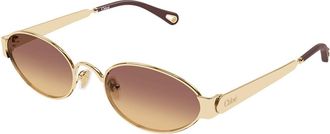 Chlo&eacute; CH0355S 002 Womens Sunglasses Gold Size 54