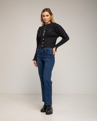 Tantra Basic wide leg jeans met een hoge taille