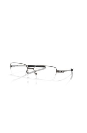 Oakley 57mm Rectangle optical glasses in Grey at Nordstrom