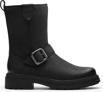 Clarks Orinoco 3 Bay Ankle Boot - Dames - Enkellaarsjes - Zwart - 40 EU - Leer - Schoenen