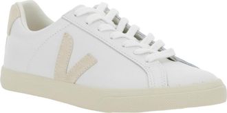Veja Unisex Low Sneakers Esplar White Leather Trainers