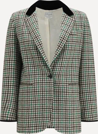 Forte_Forte FORTE_FORTE British Check Jacket Female II