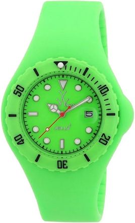 Toywatch Womens Jelly Green Round 41mm