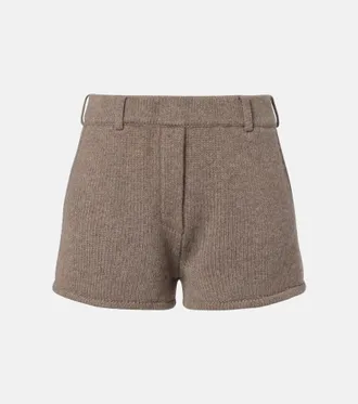 Lisa Yang Annora cashmere shorts