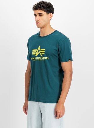 Alpha Industries T-Shirt ALPHA INDUSTRIES Basic T-Shirt BL, Herren, Gr. XXL, deep petrol, Obermaterial: 100% Baumwolle, Shirts T-Shirt