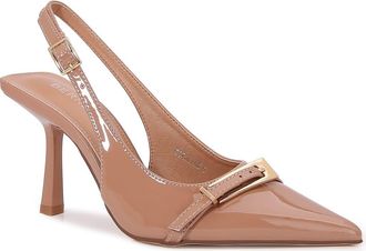 Berness Coraline Pointed Toe Slingback Pump in Mocha at Nordstrom Rack, Size 7.5
