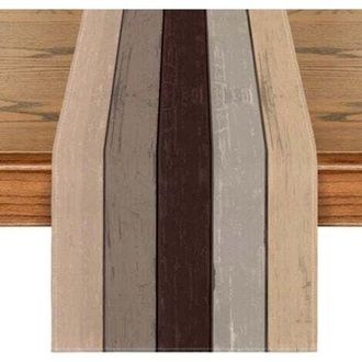 OEM Camino De Mesa Oto&ntilde;al - Antiguo - Madera R&uacute;stica - Decoraci&oacute;n De Mesa De Cocina De Temporada, Decoraci&oacute;n Para Fiestas/vacaciones - 33 X 120 Cm