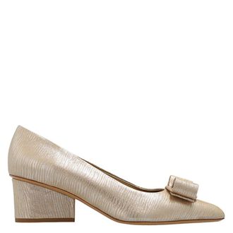 Ferragamo Ladies Viva Bow 55 Pump Shoes, Size 4.5