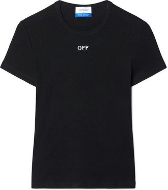 Off-white Off Stamp Rib Basic Tee