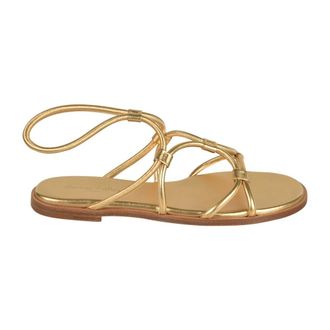 Gianvito Rossi Flat Sandals, female, Beige, Size: 7 1/2 US Gianvito Rossi Sandals