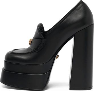 Versace Pumps Aevitas con plateau - Nero