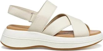 Geox Spherica Ecub-3 S - Dames - Sleehakken - Wit - 41 EU - Leer - Schoenen