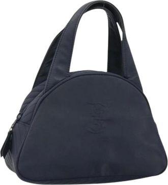 Saint Laurent Pre-owned Nylon Mini Bag - Dames - Vintage Mini Tas - Blauw - ONE Size - Nylon - Vintage