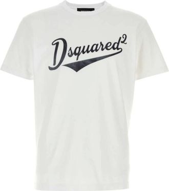 Dsquared2 Uomo, Top, Bianco, M, new