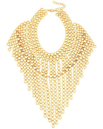 Eyecandy LA Eye Candy La Golden Bead Necklace