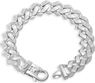 Pompeii3 Mens 14k Gold (118gram) or Platinum (221gram) 15.5mm Link Bracelet 9.5
