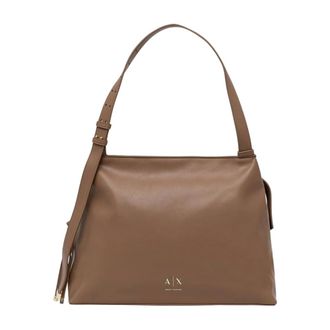 A|X Armani Exchange Tassen, Dames, Bruin, ONE Size, Leer, Tote Bag