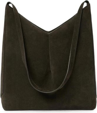 STUDIO NICHOLSON Hoho Suede Bag - Dames - Schoudertassen - Bruin - ONE Size - Su&egrave;de - Tassen