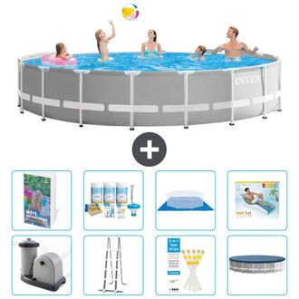 Intex Piscina Prism Frame Redonda - 549x122 Cm - 9-piezas S683