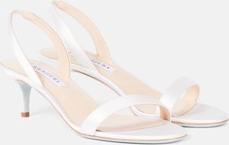 Aquazzura Sandali So Nude 50 in raso