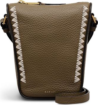 Radley London Oak Street - Stitch Medium Phone Crossbody Bag in Acorn at Nordstrom