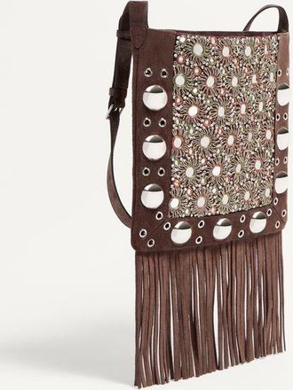 Valentino Garavani Borsa A Spalla Valentino Garavani Nellc&ocirc;te Ricamata Uomo TESTA DI MORO UNI