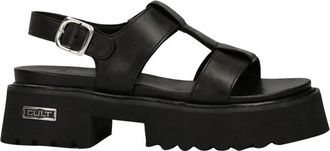 Cult Cher Sandal - Dames - Sandalen - Zwart - 41 EU - Leer - Schoenen